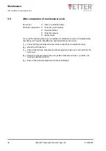 Preview for 34 page of Vetter ManuTel G2 MTGZ16/10/16/A Operating Instructions Manual