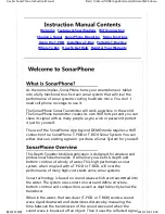 VEXILAR Sonar Phone SP100 Instruction Manual preview