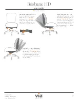 Preview for 3 page of Via Seating Brisbane HD User Manual