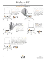 Preview for 4 page of Via Seating Brisbane HD User Manual