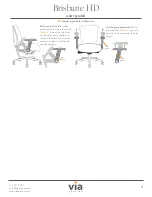 Preview for 5 page of Via Seating Brisbane HD User Manual