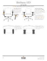 Preview for 6 page of Via Seating Brisbane HD User Manual