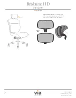 Preview for 8 page of Via Seating Brisbane HD User Manual