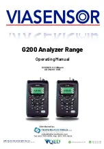 Viasensor G200 Operating Manual preview