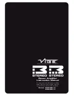 Preview for 1 page of Vibe STEREO2-V1 Instruction Manual