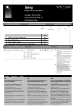 Preview for 1 page of VIBIA Swing 0503 18 Assembly Instructions