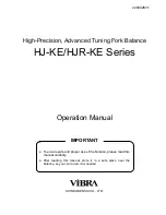 Preview for 1 page of Vibra HJ-KE Series Operation Manual