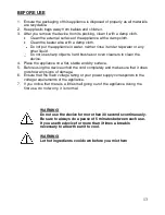 Preview for 5 page of Vicko HB-208RL Instruction Manual