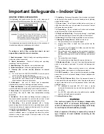 Preview for 3 page of Vicon PILOT PLUS V1544 Installation And Operation Manual