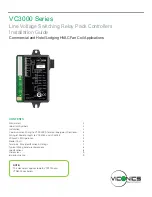 Preview for 1 page of Viconics VC3 E Series Installation Manual