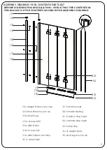 Preview for 3 page of VictoriaPlum MODE BATHROOMS 4 PANEL FOLDING BATH SCREEN Assembly Instructions Manual