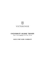 Victorinox CheckSmart Luggage Tracker Quick Start Manual & Warranty preview