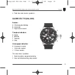 Preview for 20 page of Victorinox CHRONOGRAPH CALIBRE ETA AO7.211 Instructions Manual