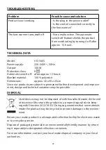 Preview for 23 page of vidabelle VD-5605 Operating Instructions Manual