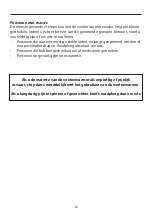 Preview for 29 page of vidabelle VD-5605 Operating Instructions Manual