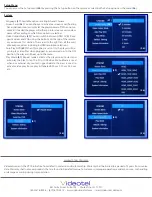 Preview for 3 page of Videotel VP 71 Owners Manual And Specifications