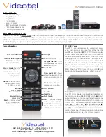 Preview for 1 page of Videotel VP71 XD Operation Manual