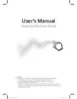 Viditouch Interactive Electronic Board User Manual preview