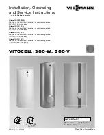 Preview for 1 page of Viessmann VITOCELL 300V Installation, Operating And Service Instructions