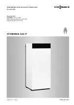 Preview for 1 page of Viessmann Vitodens 222-F Installation And Service Instructions Manual