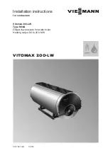 Viessmann VITOMAX 200-LW Installation Instructions Manual preview