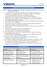 Preview for 8 page of Viesta H320-GS Instruction Manual