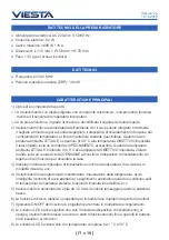 Preview for 19 page of Viesta TH15 User Manual