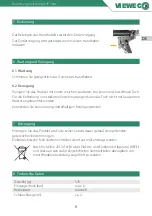 Preview for 9 page of VIEWEG 505362 Operating Manual