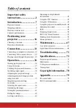 Preview for 6 page of ViewSonic LS800HD User Manual