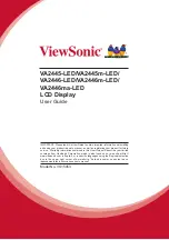 ViewSonic VA2445-LED User Manual preview