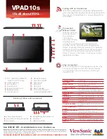 Preview for 2 page of ViewSonic ViewPad 10s Specification Sheet