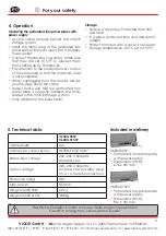 Preview for 11 page of Vigor V6000-015SP Operating Instructions Manual