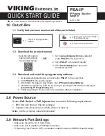 Viking Electronics PSA-IP Quick Start Manual preview