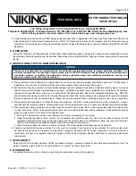 Preview for 3 page of Viking 14073AC Technical Data Manual