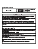 Preview for 19 page of Viking 15" (38.1 cm) Use & Installation Manual