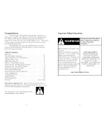 Preview for 2 page of Viking DDFB304SS Use & Care Manual