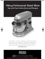 Viking Professional VSM500 Use And Care Instructions Manual preview