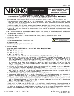 Preview for 15 page of Viking VK960 Technical Data Manual