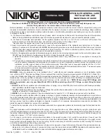 Preview for 16 page of Viking VK960 Technical Data Manual