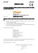 Preview for 62 page of Villager 18 V/1.65 A Original Instruction Manual