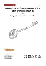 Villager VDS 625 Original Instruction Manual preview