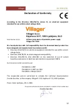 Preview for 26 page of Villager VJS 3500 Original Instruction Manual