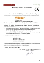 Preview for 107 page of Villager VJS 3500 Original Instruction Manual