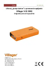 Preview for 108 page of Villager VJS 3500 Original Instruction Manual