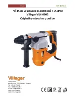 Preview for 100 page of Villager VLN 0805 Original Instruction Manual