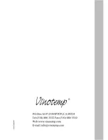 Preview for 14 page of Vinotemp BC-58 Instruction Manual