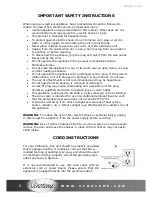 Preview for 6 page of Vinotemp T-WC58GNV-S10 Owner'S Manual