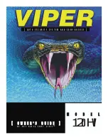 Preview for 1 page of Viper 120HV Owner'S Manual