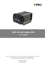 Vipro MVR-704 User Manual preview