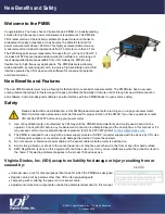 Preview for 3 page of Virginia Diodes Erickson PM5B Operational Manual